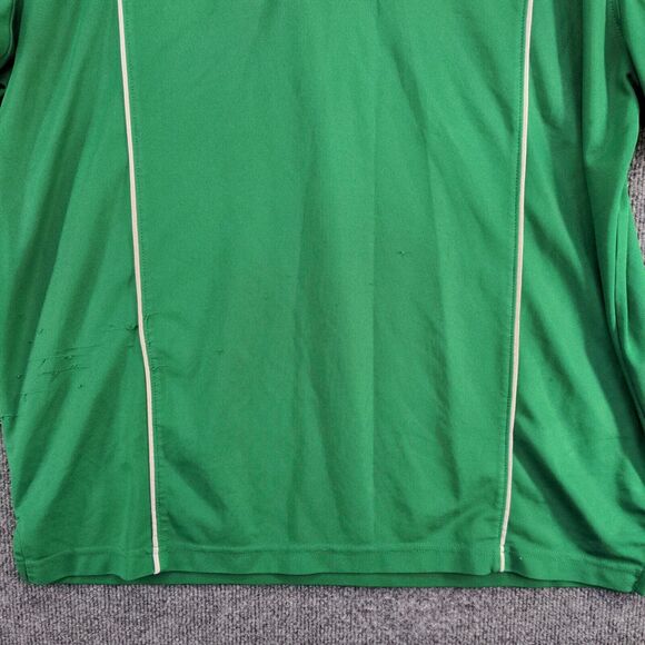 Krispy Kreme Men's Hydrovent Employee Piping Polo Shirt Uniform Green Large - Picture 5 of 13